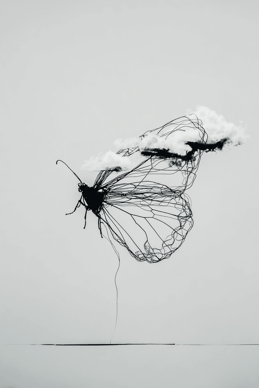 Butterfly Effect concept illustration